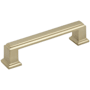 Amerock Appoint 3-3/4 Inch Center to Center Handle Cabinet Pull Golden Champagne