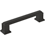 Amerock Appoint 3-3/4 Inch Center to Center Handle Cabinet Pull Matte Black