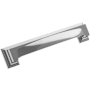 Amerock Appoint 5-1/16 and 6-5/16 Inch Dual Center to Center Cup Cabinet Pull Polished Chrome