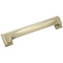 Amerock Appoint 5-1/16 and 6-5/16 Inch Dual Center to Center Cup Cabinet Pull Golden Champagne