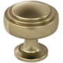Amerock Winsome 1-1/4 Inch Mushroom Cabinet Knob Golden Champagne