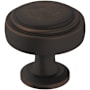 Amerock Winsome 1-1/4 Inch Mushroom Cabinet Knob Oil Rubbed Bronze