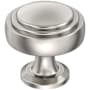 Amerock Winsome 1-1/4 Inch Mushroom Cabinet Knob Polished Nickel