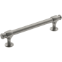 Amerock Winsome 5-1/16 Inch Center to Center Bar Cabinet Pull Satin Nickel