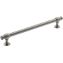 Amerock Winsome 7-9/16 Inch Center to Center Bar Cabinet Pull Satin Nickel