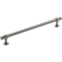 Amerock Winsome 8-13/16 Inch Center to Center Bar Cabinet Pull Satin Nickel