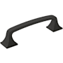 Amerock Ville 3-3/4 Inch Center to Center Handle Cabinet Pull Matte Black