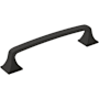 Amerock Ville 5-1/16 Inch Center to Center Handle Cabinet Pull Matte Black