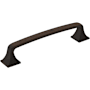 Amerock Ville 5-1/16 Inch Center to Center Handle Cabinet Pull Oil Rubbed Bronze