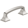 Amerock Ville 3 Inch Center to Center Handle Cabinet Pull Satin Nickel