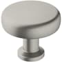 Amerock Factor 1-1/4 Inch Mushroom Cabinet Knob Satin Nickel