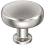 Amerock Factor 1-1/4 Inch Mushroom Cabinet Knob Polished Nickel