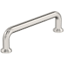 Amerock Factor 3-3/4 Inch Center to Center Handle Cabinet Pull Polished Nickel