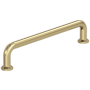 Amerock Factor 5-1/16 Inch Center to Center Handle Cabinet Pull Golden Champagne