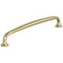 Amerock Renown 6-5/16 Inch Center to Center Handle Cabinet Pull Golden Champagne