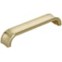 Amerock Concentric 5-1/16 Inch Center to Center Handle Cabinet Pull Golden Champagne