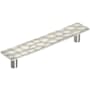 Amerock Kamari 5-1/16 Inch Center to Center Bar Cabinet Pull Satin Nickel
