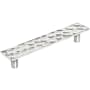 Amerock Kamari 5-1/16 Inch Center to Center Bar Cabinet Pull Polished Nickel
