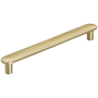 Amerock Concentric 5-1/16 Inch Center to Center Bar Cabinet Pull Golden Champagne