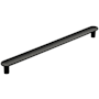 Amerock Concentric 7-9/16 Inch Center to Center Bar Cabinet Pull Matte Black