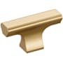Amerock Status 2 Inch Bar Cabinet Knob Champagne Bronze