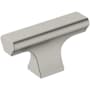 Amerock Status 2 Inch Bar Cabinet Knob Satin Nickel