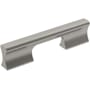 Amerock Status 3-3/4 Inch Center to Center Handle Cabinet Pull Satin Nickel
