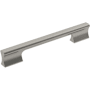 Amerock Status 6-5/16 Inch Center to Center Handle Cabinet Pull Satin Nickel