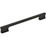 Amerock Status 8-13/16 Inch Center to Center Handle Cabinet Pull Matte Black