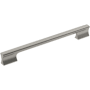 Amerock Status 8-13/16 Inch Center to Center Handle Cabinet Pull Satin Nickel