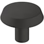 Amerock Premise 1-1/4 Inch Mushroom Cabinet Knob Matte Black
