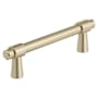 Amerock Destine 3-3/4 Inch Center to Center Bar Cabinet Pull Golden Champagne