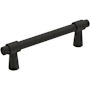 Amerock Destine 3-3/4 Inch Center to Center Bar Cabinet Pull Matte Black