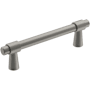 Amerock Destine 3-3/4 Inch Center to Center Bar Cabinet Pull Satin Nickel