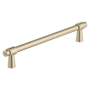 Amerock Destine 6-5/16 Inch Center to Center Bar Cabinet Pull Golden Champagne