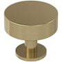 Amerock Radius 1-1/4 Inch Mushroom Cabinet Knob Golden Champagne