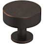 Amerock Radius 1-1/4 Inch Mushroom Cabinet Knob Oil Rubbed Bronze