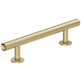 Amerock Radius 3-3/4 Inch Center to Center Bar Cabinet Pull Golden Champagne