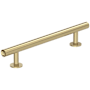 Amerock Radius 5-1/16 Inch Center to Center Bar Cabinet Pull Golden Champagne