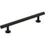 Amerock Radius 5-1/16 Inch Center to Center Bar Cabinet Pull Matte Black