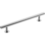 Amerock Radius 6-5/16 Inch Center to Center Bar Cabinet Pull Polished Chrome