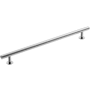 Amerock Radius 10-1/16 Inch Center to Center Bar Cabinet Pull Polished Chrome