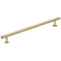 Amerock Radius 10-1/16 Inch Center to Center Bar Cabinet Pull Golden Champagne