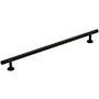 Amerock Radius 10-1/16 Inch Center to Center Bar Cabinet Pull Matte Black
