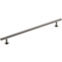 Amerock Radius 10-1/16 Inch Center to Center Bar Cabinet Pull Satin Nickel