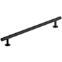 Amerock Radius 8-13/16 Inch Center to Center Bar Cabinet Pull Matte Black
