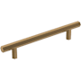 Amerock Caliber 5-1/16 Inch Center to Center Bar Cabinet Pull Champagne Bronze
