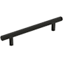 Amerock Caliber 5-1/16 Inch Center to Center Bar Cabinet Pull Matte Black