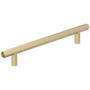 Amerock Caliber 6-5/16 Inch Center to Center Bar Cabinet Pull Golden Champagne