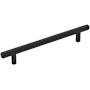 Amerock Caliber 6-5/16 Inch Center to Center Bar Cabinet Pull Matte Black